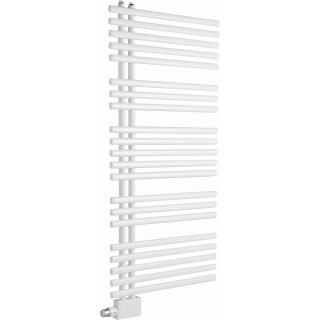 Badheizkörper Optima L H1264xB600xT50, Graualuminium