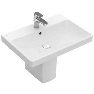 Waschtisch V&B AVENTO 4158.60-R1 600x470 mm, weiss CeramicPlus, m. Ül