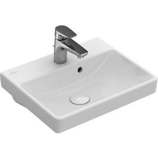 Handwaschbecken V&B AVENTO 7358.45-R1 450x370, weiss CeramicPlus, m. Ül