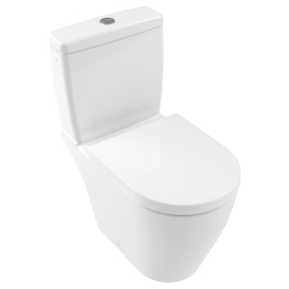 Kombi-Stand-WC Tiefspüler V&B AVENTO 5644.R0-R1 weiss CeramicPlus