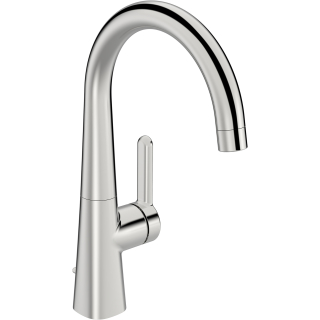 Waschtischmischer Hansa DESIGNO STYLE 5103.2293 chrom, mit Ablaufgarnitur