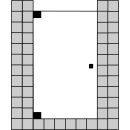 Nischen-Pendeltür 1-flg. Optima P  bis max. 900x2000 mm