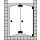 Nischen-Falttür 2-tlg. Optima P  bis max. 1200x2000 mm