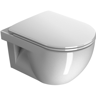 VSREOPLSET Optima L 1.2 Wand-WC Tiefspüler 350x520 mm, spülrandl., weiss