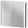 Spiegelschrank Duravit XViuSensor, Schwarz MattB x H x T82 x 80 x 15,6 cm