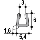 Abtropfdichtung Dukahorizontal, 1000...