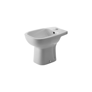 Stand-Bidet Duravit D-CodeArmaturenloch, mit Überlaufsichtbare BefestigunBefestigungs...