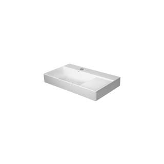 Waschtisch Duravit DuraSquare80 x 47 cm, AbstellflächerechtsArmaturenloch