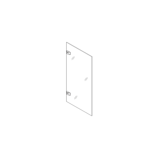 Doppelspiegeltüre 46.7 x 70 cmwechselbar, ohne Scharnierezu SpiegelschrankO-line 50 cm