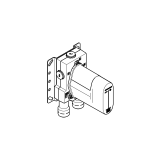 Einbaukörper DornbrachtThermostat2 Anschlüsse ¾ohne Vorabsperrung