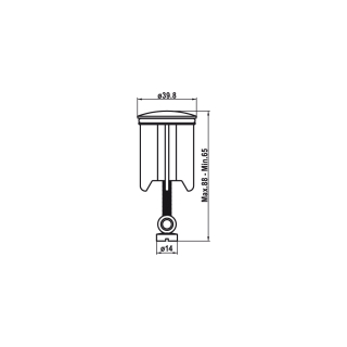 Ventilstopfen KWCzu Ablaufventil 6911 141(Z.538.349)