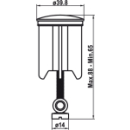 Ventilstopfen KWCzu Ablaufventil 6911 141(Z.538.349)