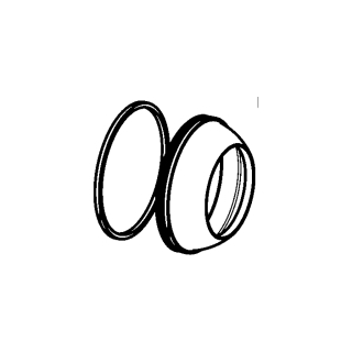 Kappe mit O-Ring Alternaarchitect S, mit O-Ringzu Bade- undDuschenmischer
