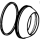 Kappe mit O-Ring Alternaarchitect S, mit O-Ringzu Bade- undDuschenmischer