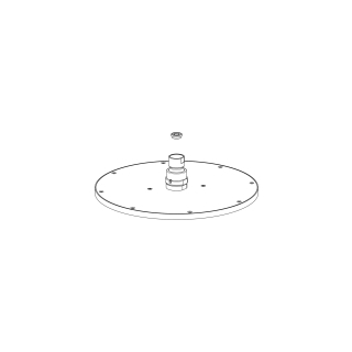 Kopfbrause Alterna niù rund, zu Regenbrause 6211 690 / 694(SP02138)