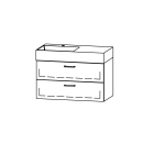 Unterbau Vanity Smart 90