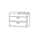 Unterbau Vanity Smart 90