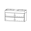 Unterbau Vanity Smart Viiva Line 120