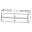 Unterbau Vanity Smart Viiva Line 160