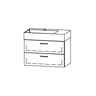 Unterbau Vanity Smart 80