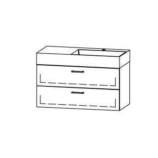 Unterbau Vanity Smart 100