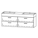 Unterbau Vanity Smart 160