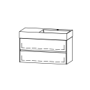 Unterbau Vanity Smart Viiva Line 100