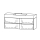 Unterbau Vanity Smart Viiva Line 140