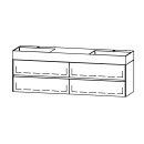 Unterbau Vanity Smart Viiva Line 180