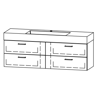 Unterbau Vanity Smart 160