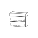 Unterbau Vanity Smart Viiva Line 80