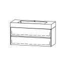 Unterbau Vanity Smart Viiva Line 120