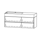 Unterbau Vanity Smart Viiva Line 140