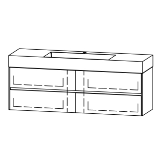 Unterbau Vanity Smart Viiva Line 160