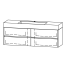 Unterbau Vanity Smart Viiva Line 160