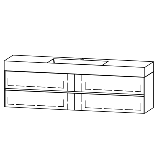 Unterbau Vanity Smart Viiva Line 200