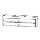 Unterbau Vanity Smart Viiva Line 220