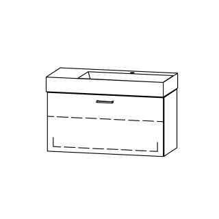 Waschtischmöbel Vanity Seto Easy 102