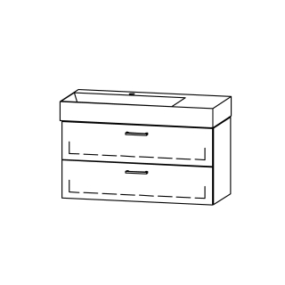 Waschtischmöbel Vanity Seto 102