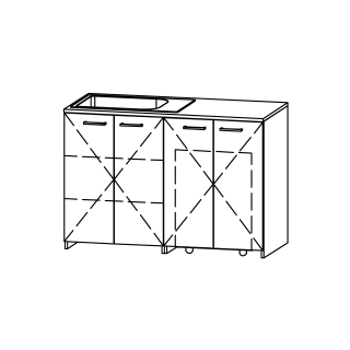 Waschraummöbel Vanity Bocco Lavadora
