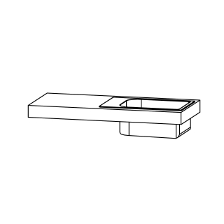Waschtischelement Vanity Bocco Lavadora