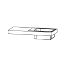 Waschtischelement Vanity Bocco Lavadora