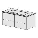 Möbel Glano Ceram Cube 106 cm B :106 / H :49.2 / T :...