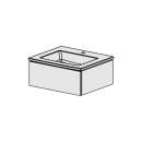 Möbel Glano Ceram Cube 61 cm B:61 / H:26.5 / T:51.5 cm
