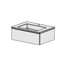 Möbel Glano Ceram Cube 71 cm B:71 / H:26.5 / T:51.5 cm