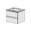 Möbel Glano Ceram Cube 61 cm B:61 / H:52.2 / T:51.5 cm