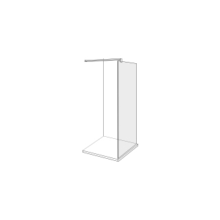 Freistehende SeitenwandAlterna lin.3 Band rechtsHöhe bis 230 cm