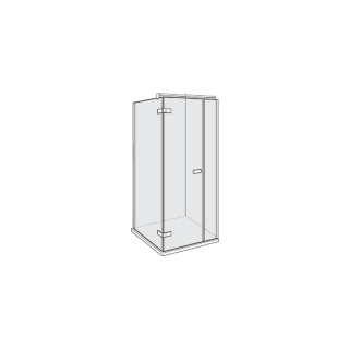 Pendeltüre Alterna lin.3Band linksBreite bis 125 - 125 cm