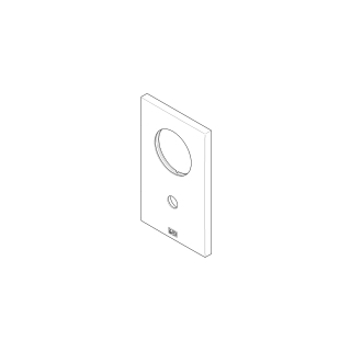 Rosette Dornbracht Imo /CL.1 / Mem / Cyo, rechteckig90 x 150 x 9,2 mm(091102258-00)