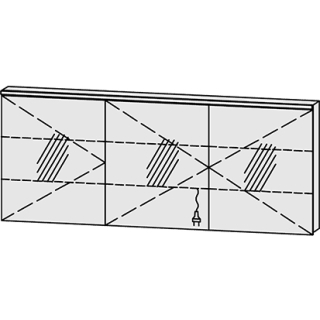 Spiegelschrank ProCasa Cinque 180 / IP24